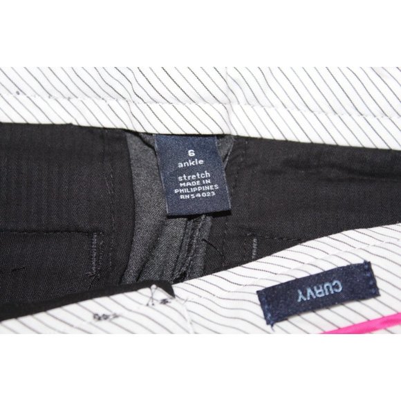 NWT Gap Curvy Ankle Pants Women's Size 6 Stretch Casual Wear Gray - Picture 5 of 8